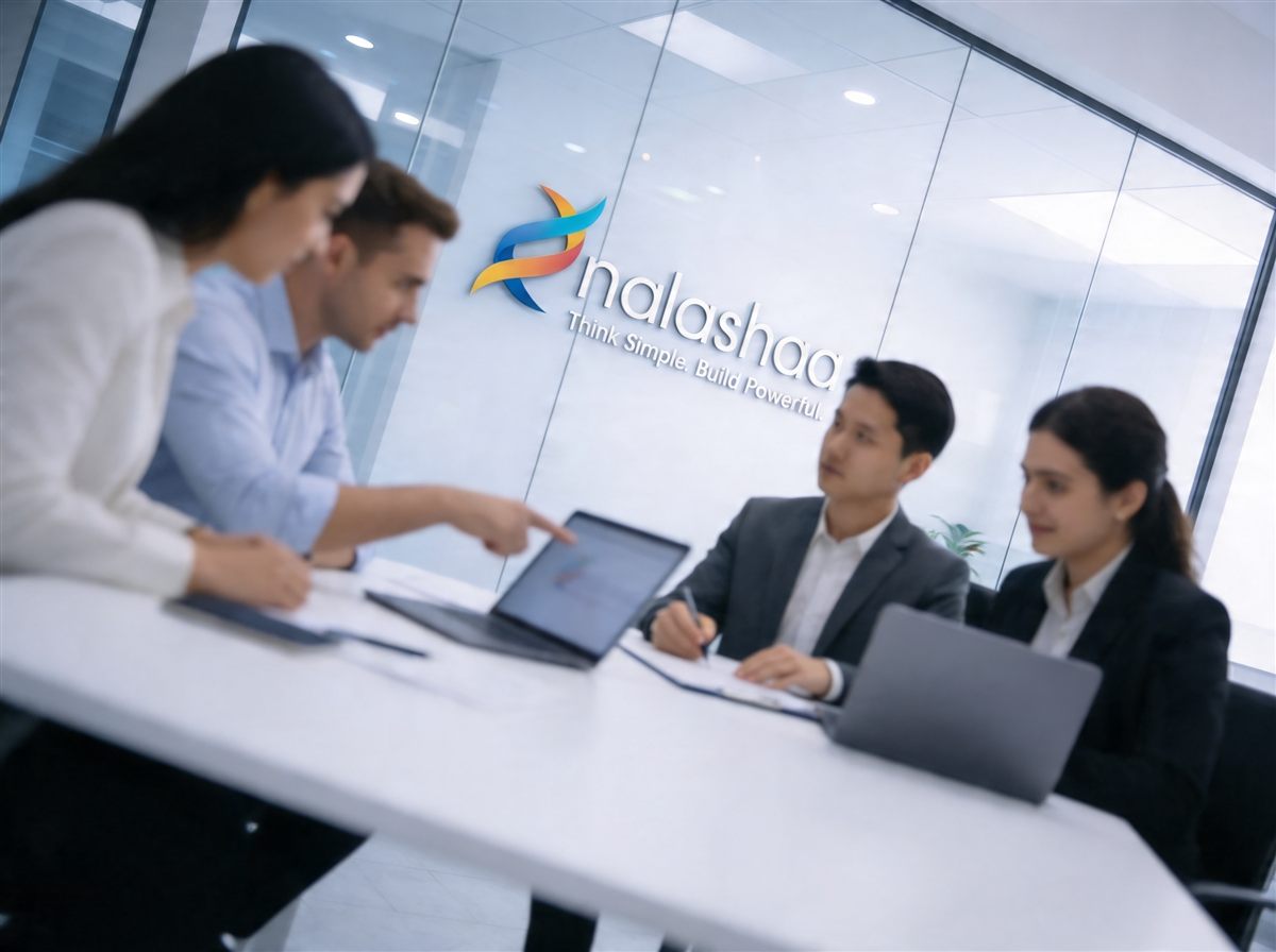 Nalashaa team collaborating on AS400 solutions