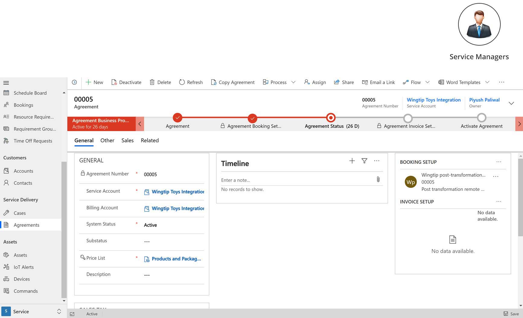 Dynamics 365 Field Services (CRM)